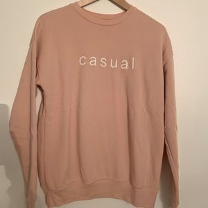 CASUAL Oversized Crew